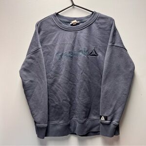 Reebok Men's Charcoal Grey Crewneck Sweater Size M